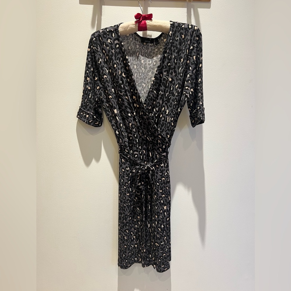 Leopard Wrap Dress